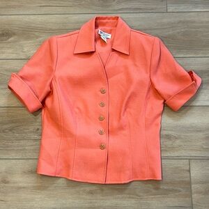 Miss Dorby vintage peach color blazer size 8P